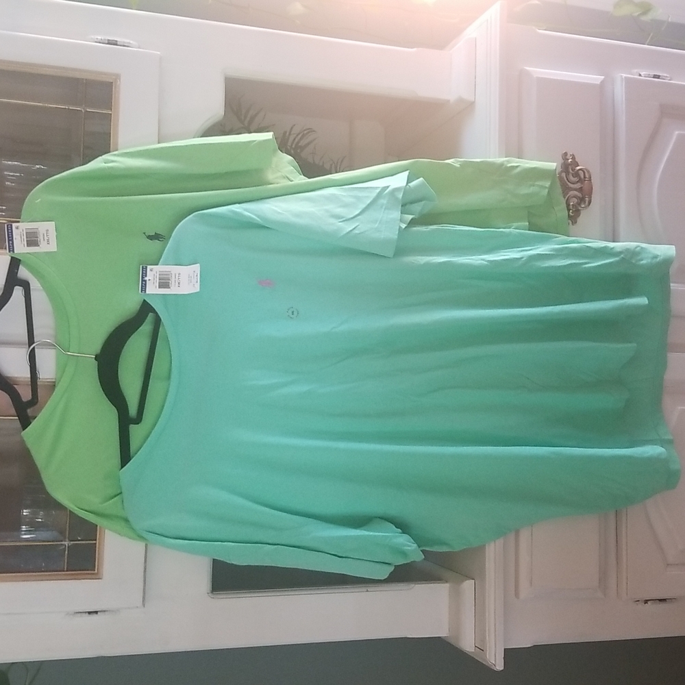 Green Polo Ralph Lauren TShirts, 2 shirts, mens XXL